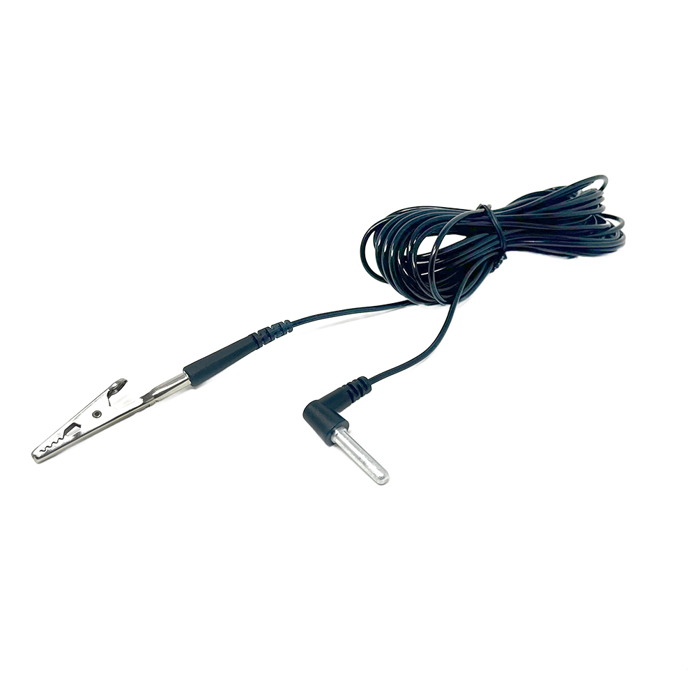CC3920 ESD Grounding Cable with Alligator Clip Banana Plug and USA Outlet Plug, with Alligator Clip, 20ft Long - Image 6
